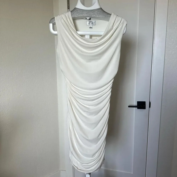 Y2K Vintage Sweet Storm White Mini Dress - Picture 2 of 4